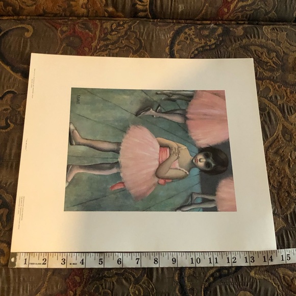 1960’s VTG Walter Margaret Keane Big Eyes Litho Print Ballerina Girl Pop Art - Picture 6 of 9